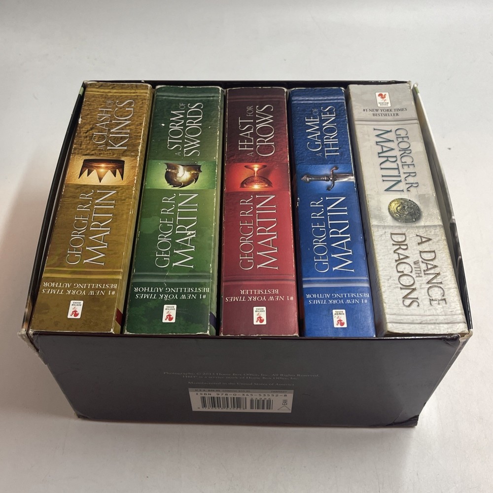 George R.R. Martin A Song of Ice and Fire Paperback Box Set - Like New-image