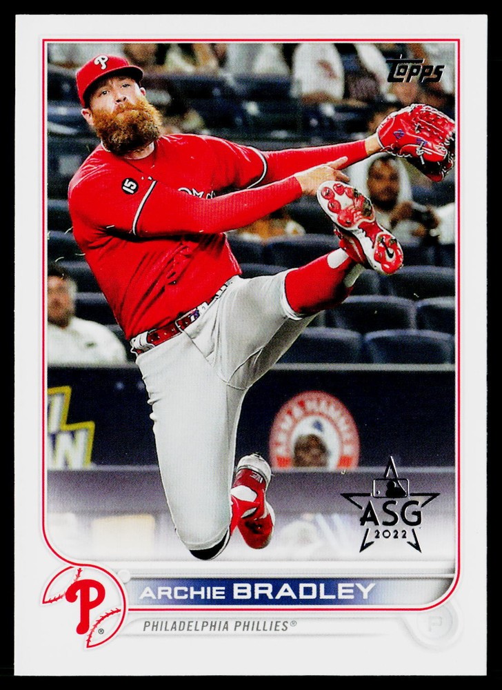 Archie Bradley 2022 Topps All-Star Game Stamped #10 Phillies Baseball Card
