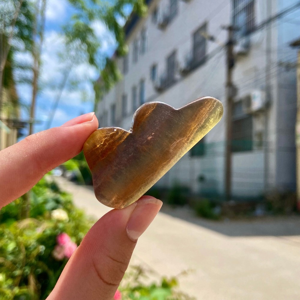 29G natural rainbow fluorite cloud crystal stone specimen for collectors  