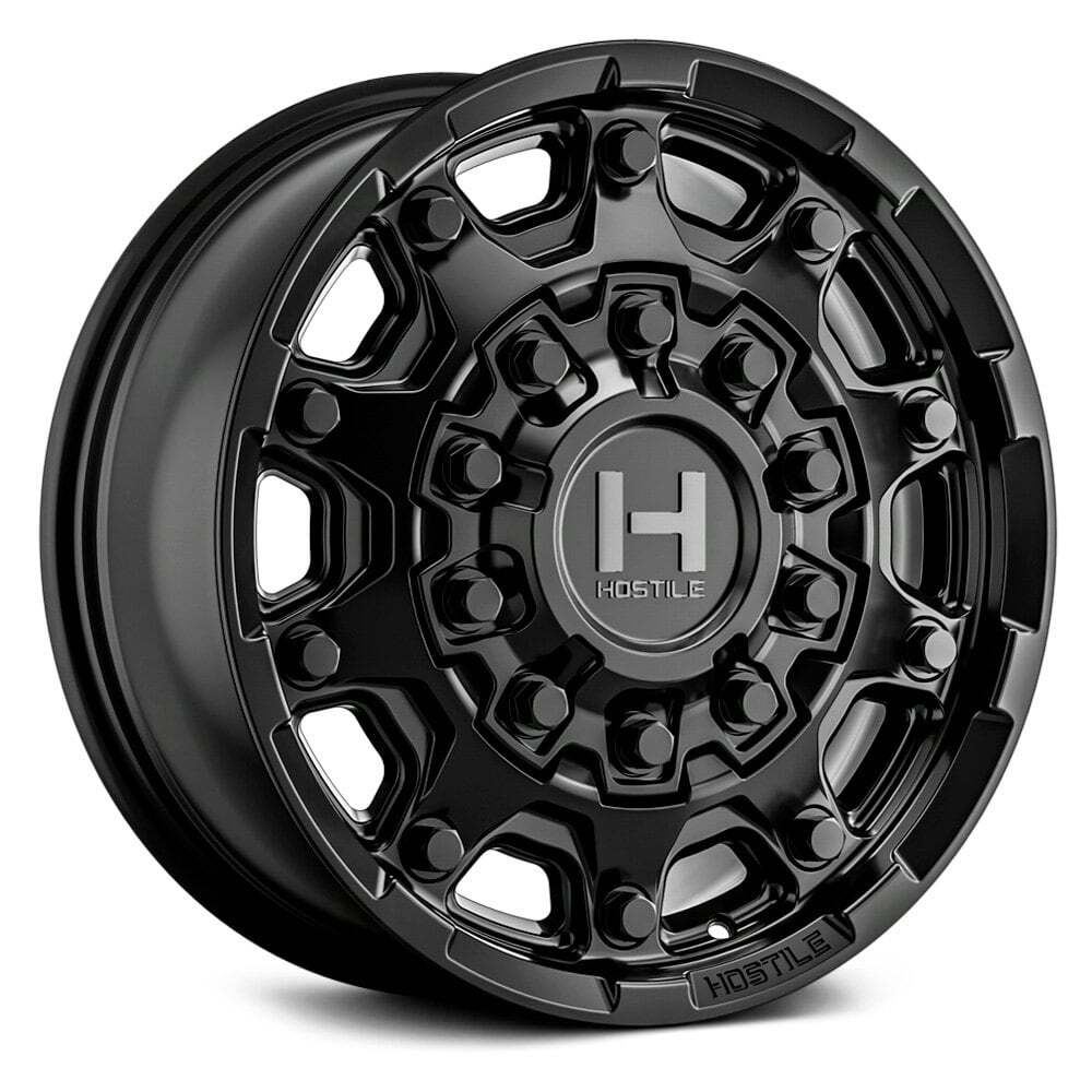 Hostile H134 Condor 18x9.5 6x139.7 -18 Offset Black Wheel Rim  