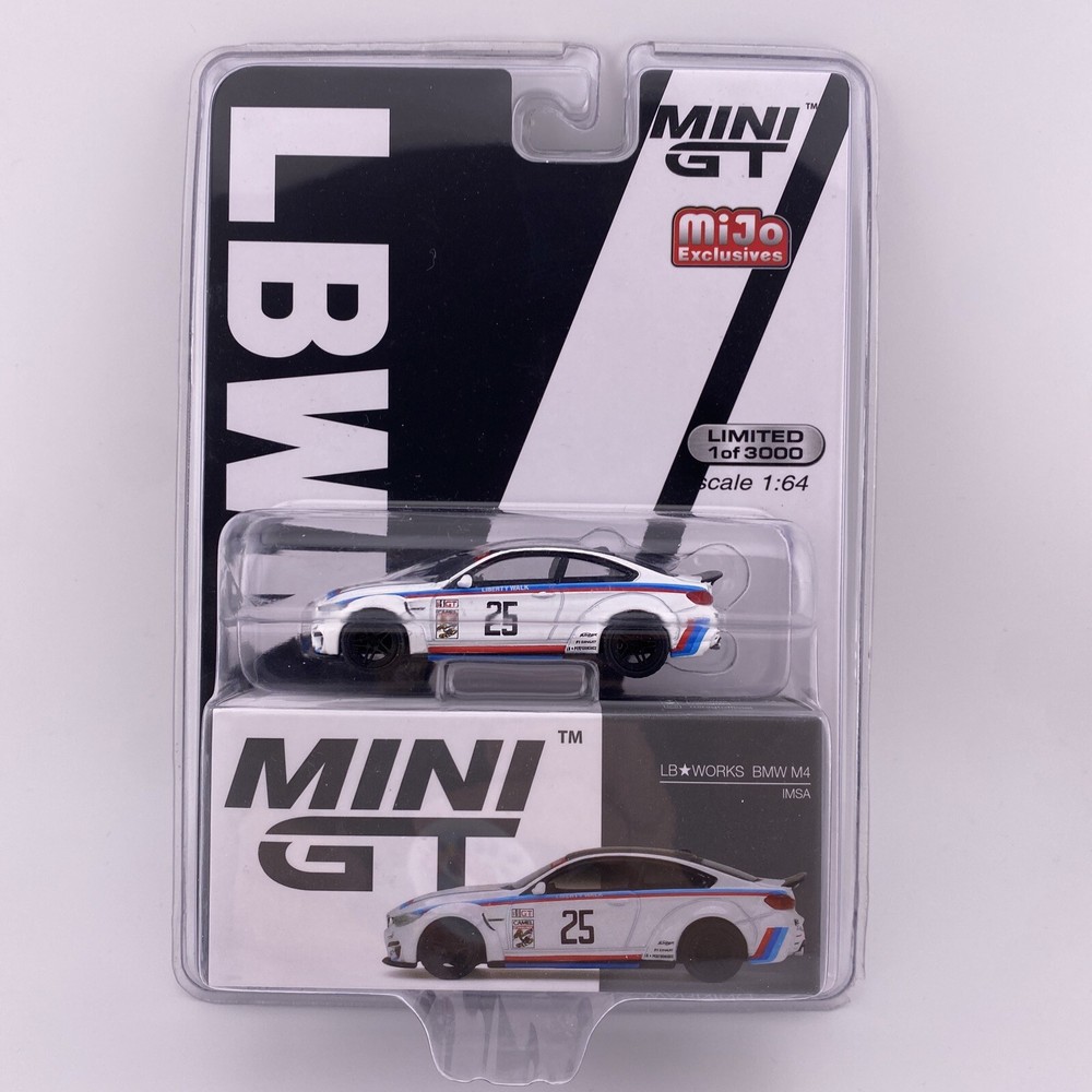BMW M4 LB Works - White - Mini GT - MGT 00319 IMSA