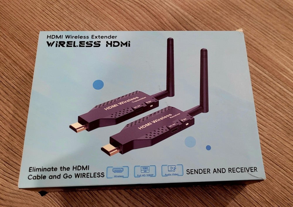 Coolpie WL090 - Wireless HDMI Transmitter and Receiver Extender Kit