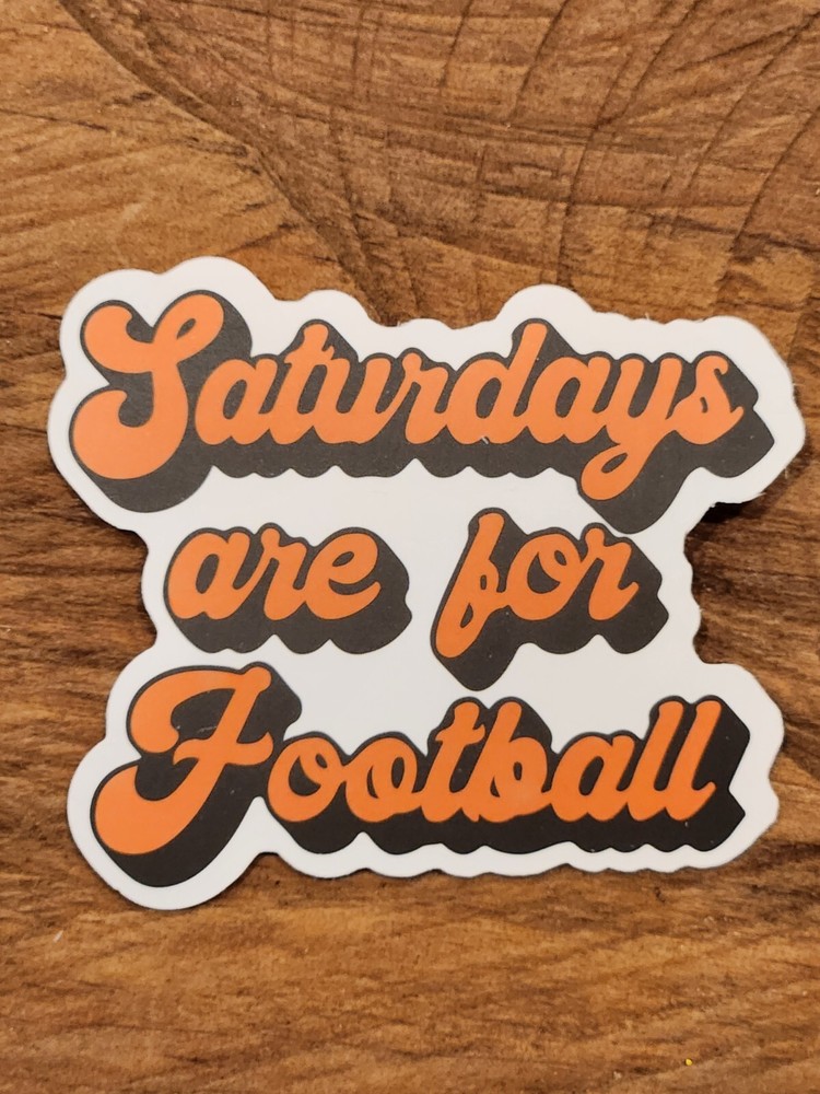 🏈FOOTBALL Sticker SATURDAY Football NFL NCAA Laptop Sticker Chromebook Notebook