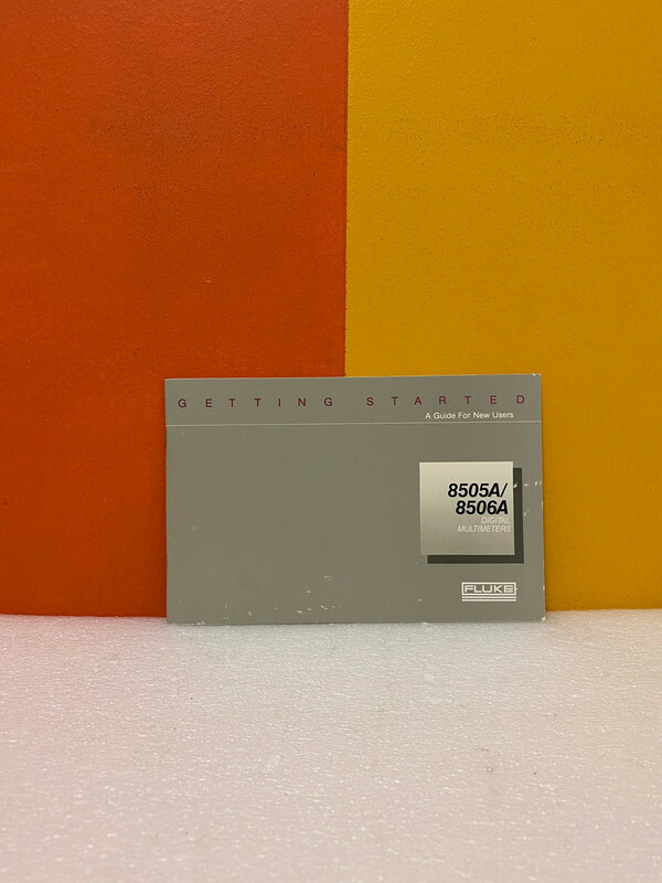 Fluke 8505A/8506A Digital Multimeter Setup and Usage Guide