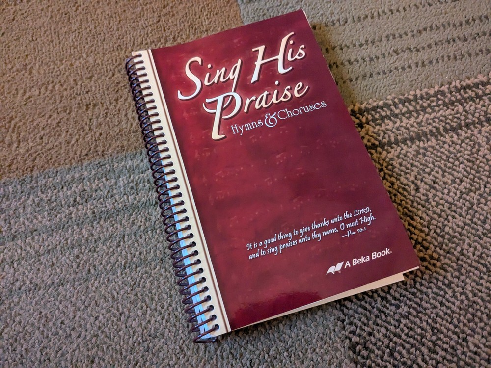 Abeka- SING HIS PRAISE HYMNS & CHORUSES Spiralbound FAST SHIPPING-image