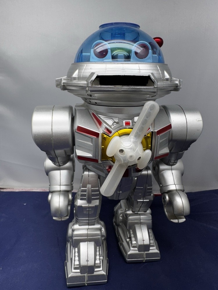 Vintage Mr Robot Power Space Cosmos Warrior Intelligent W/Discs Not Tested