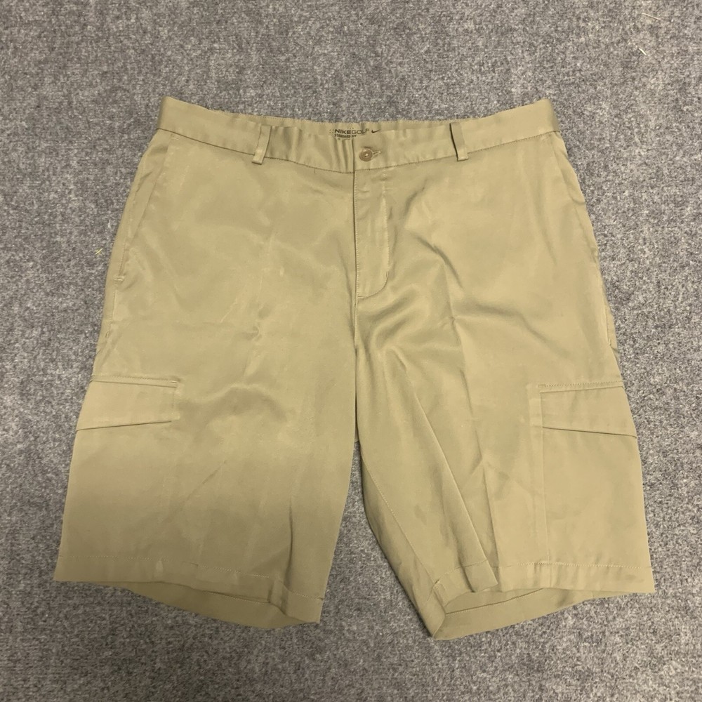Nike Men's Standard Fit Size 34 Golf Chino Shorts Dri-fit