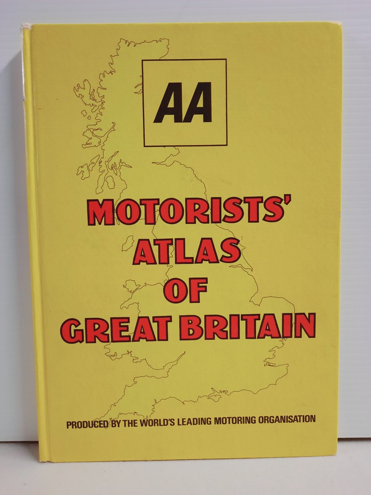 1978 AA Motorists Atlas of Great Britain Vintage Hardcover for Restored Cars-image