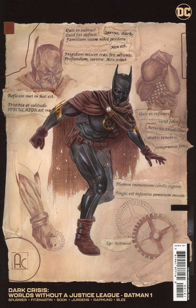 Dark Crisis: Worlds Without A Justice League - Batman #1 Cover C 1:25 Incentive-image