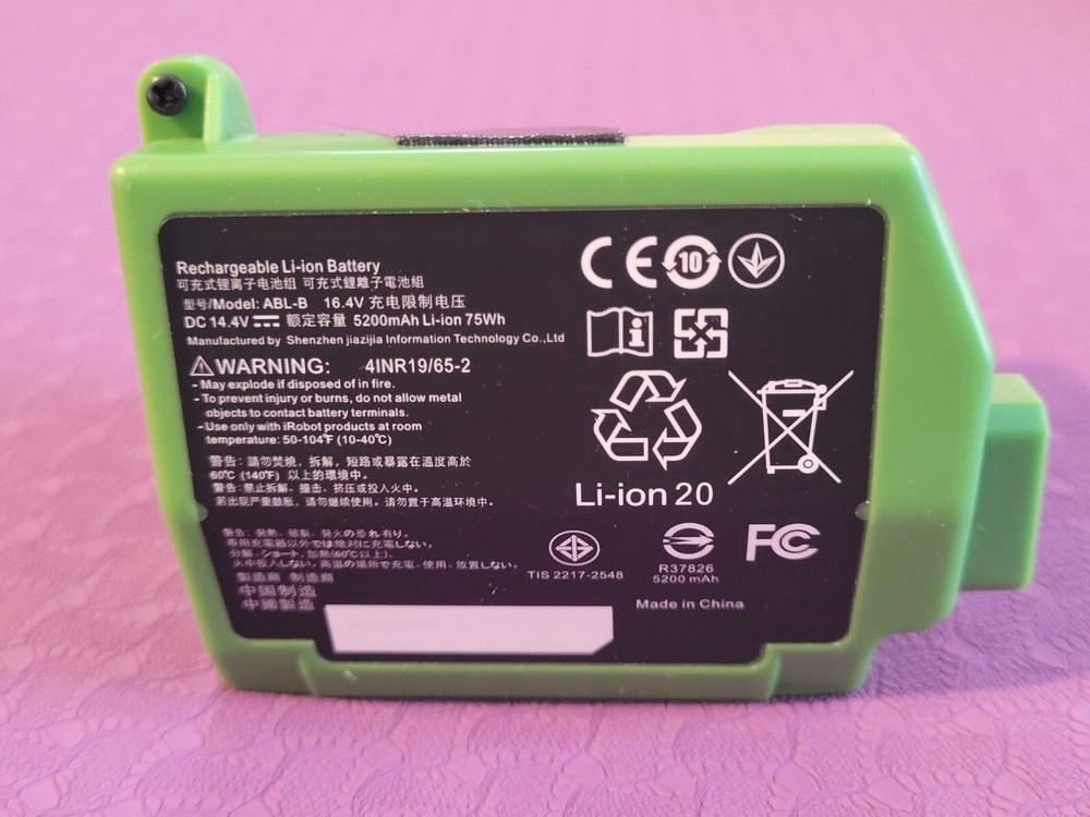 iRobot Roomba S9 S9+ S9550 9550 Replacement Battery 16.4V 75Wh Li-ion ABL-B-image