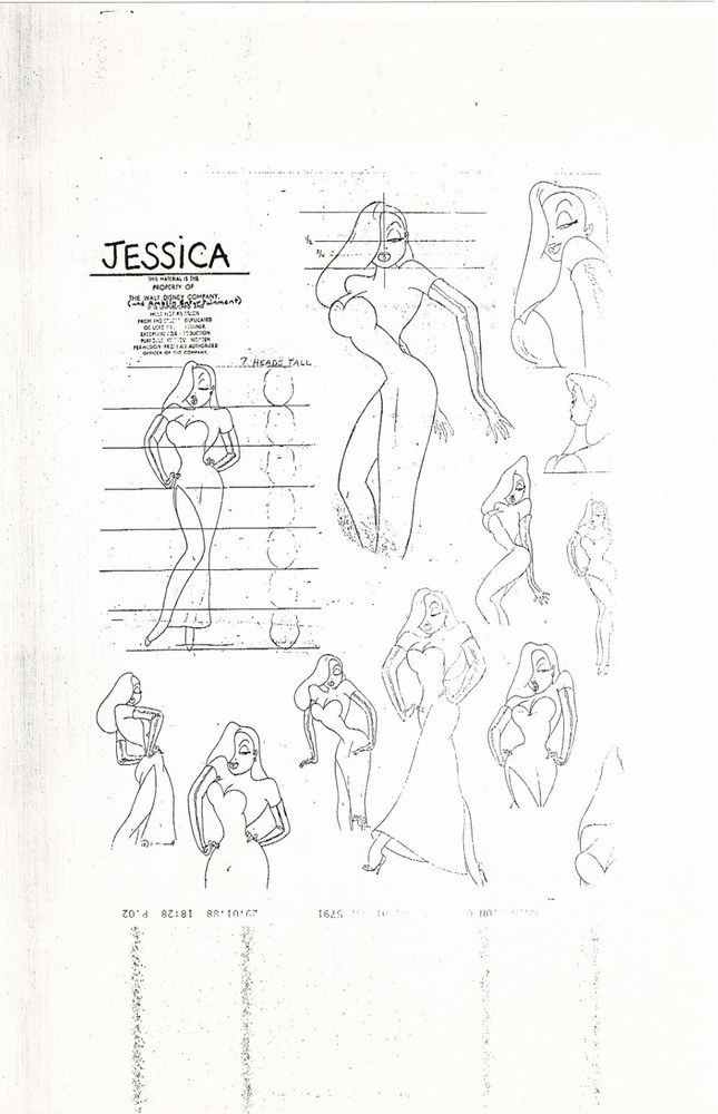 Who Framed Roger Rabbit Disney Production Model Copy 1998 043