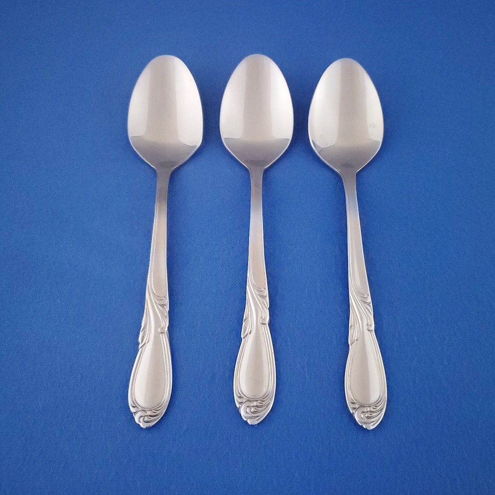 Farberware CAMEO Stainless Set of 3 Teaspoons 6 1/4