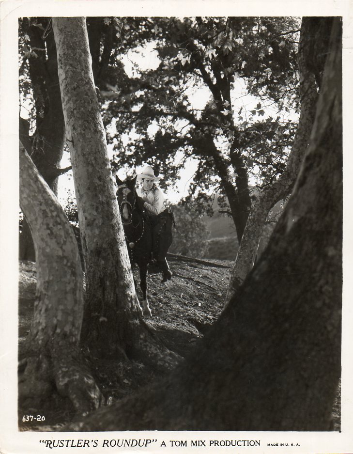 Photograph  Rustlers Roundup A Tom Mix Production Made In U. S. A.