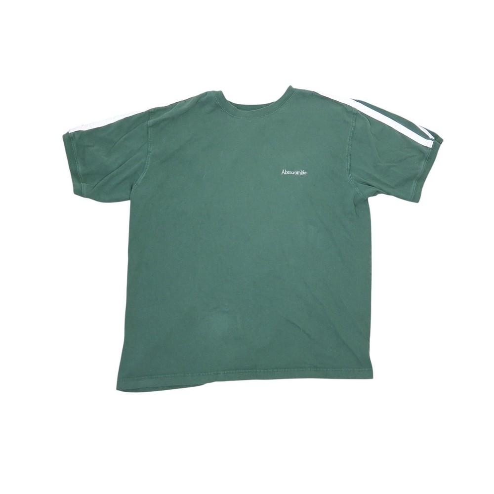 Vintage Y2K Abercrombie & Fitch Dark Green T-Shirt Mens XL-image