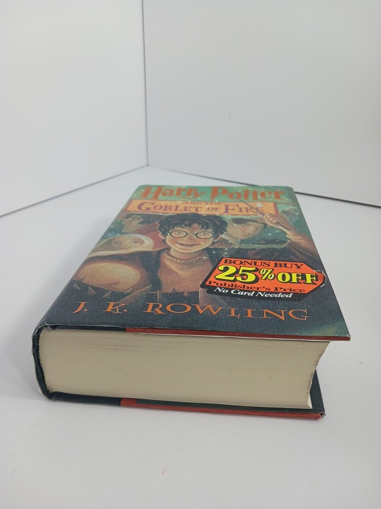 Harry Potter Goblet Of Fire Hardcover First US Edition 2000