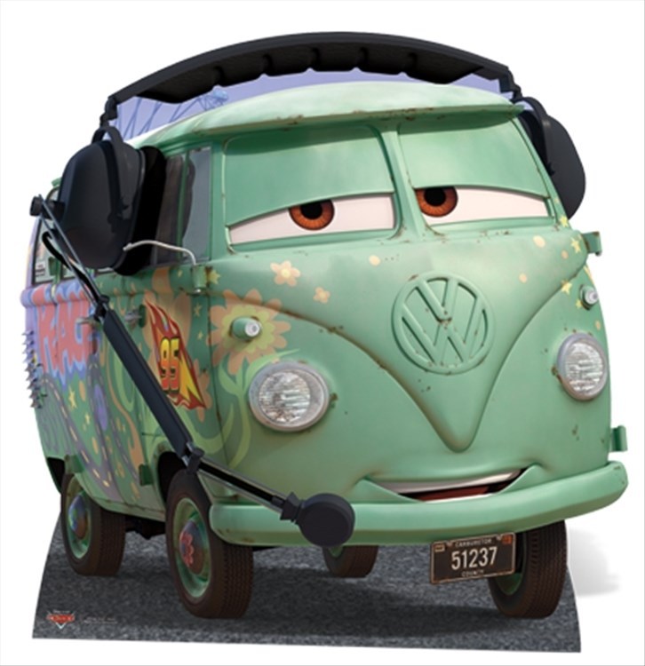 Fillmore from Cars Official Disney Cardboard Fun Cutout -Great for your Party