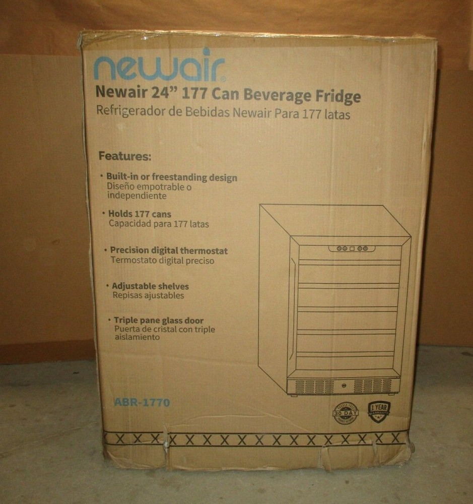 NewAir ABR-1770 Beverage Refrigerator Cooler with 177 Can Capacity-image