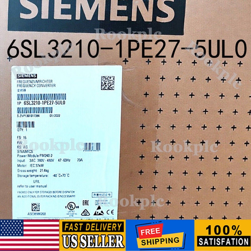 New Siemens G120 POWER MODULE PM240-2 6SL3210-1PE27-5UL0 6SL3 210-1PE27-5UL0