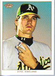 2002 (ATHLETICS) Topps 206 #244B Barry Zito White