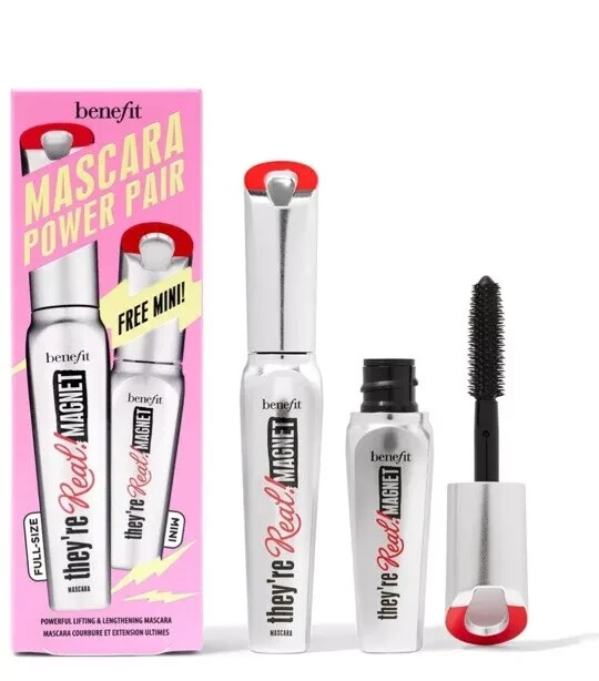 Benefit They're Real Magnet Mascara Supercharged Black Full Size with Bonus Mini