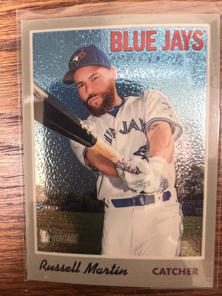 2019 Topps Heritage #THC-19 Russell Martin Chrome (Walmart Exclusives) #/999