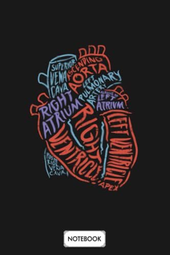 Anatomy Of Heart Organ Doctor Gift Cardiac Nurse Cardiologist Notebook: Lined Co