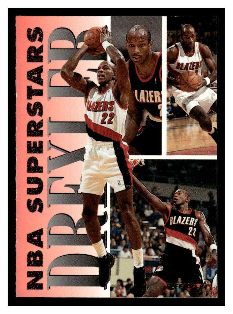 1993-94 Fleer #4 Clyde Drexler NBA Superstars