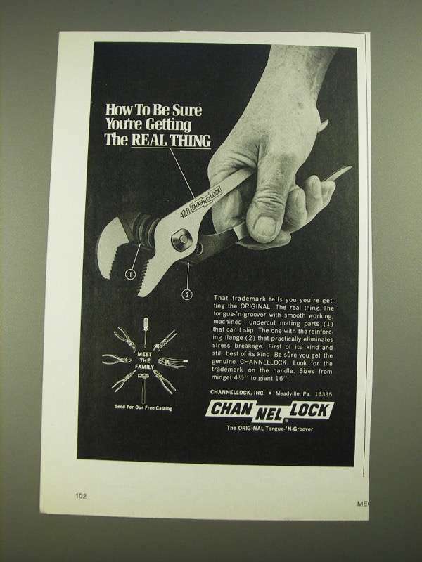 1978 Channellock Pliers Vintage Ad – Experience the Original Quality