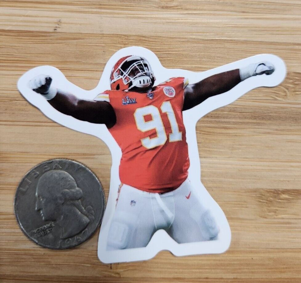 Derrick Nnadi Kansas City Chiefs NFL Football Sticker Decal