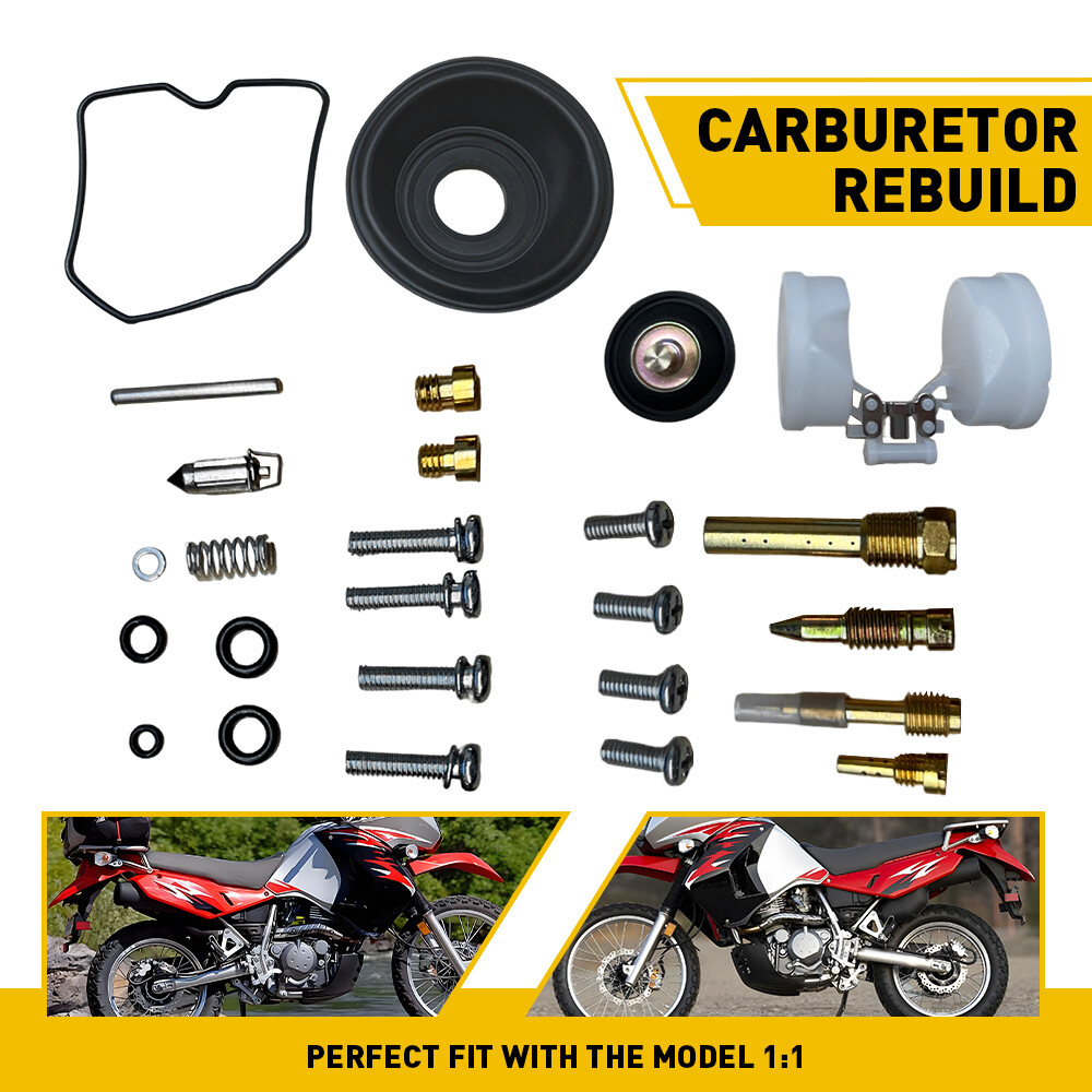 Carburetor Rebuild Accessories Repair Kit Kawasaki For KLR650 KLR 650 1987-2018