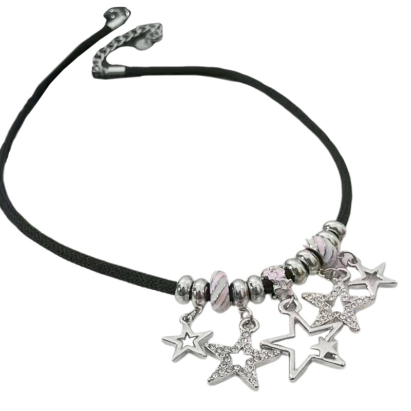 Star Necklaces Jewelry Alloy Material Party Accessories for Teens Girlfriends