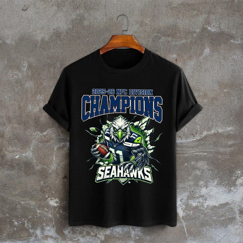NFC Champions 2025 Seattle Seahawks TShirt