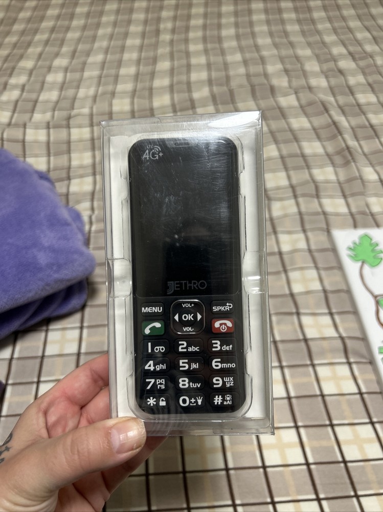 Jethro SC490 4G Unlocked Bar Simple Phone for Seniors elderly kids hearing aid