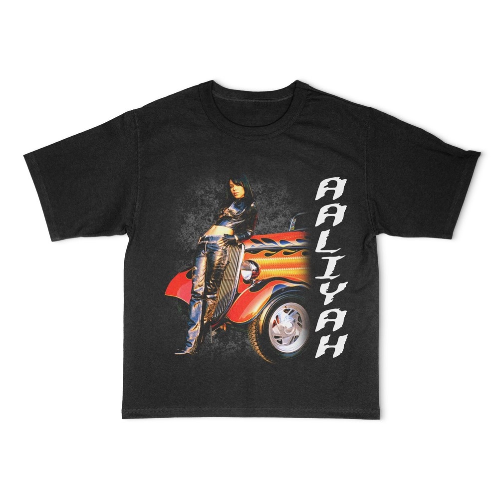 aaliyah t shirt vintage Retro Concert Tee Sweater Hoodie Hiphop-image
