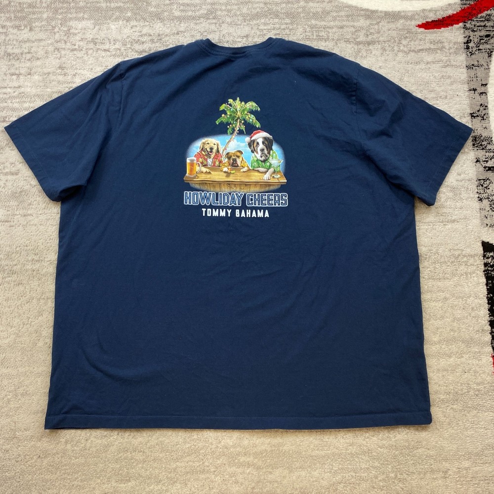 Tommy Bahama Shirt 4XLT 4XL XXXXL 4X Tall Blue Outdoors Preppy Casual Hike Mens