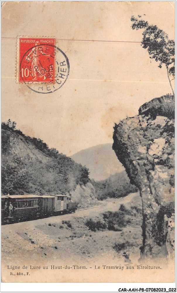CAR-AAHP8-70-0681 Linea Lure Il Tram Aux Étroitures Model Train Set