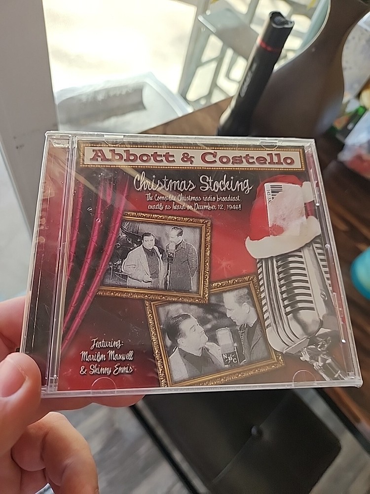 Abbott & Costello Christmas Stocking Who's on First CD New, Sealed-image
