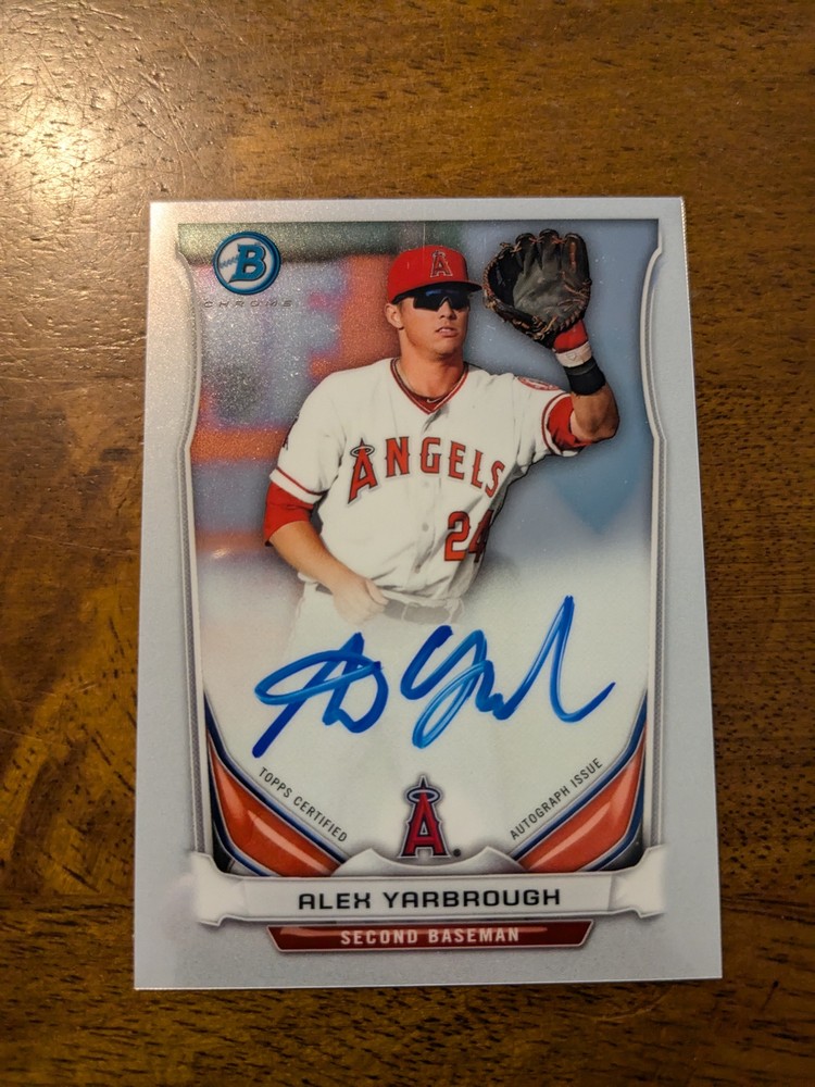 2014 Bowman #BCAP-AY Alex Yarbrough Chrome Prospect Autographs