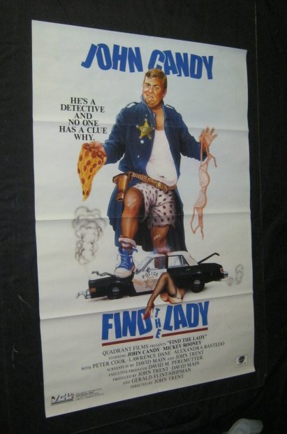ORIGINAL John Candy FIND THE LADY Rare Video Art By Cory Wolfe