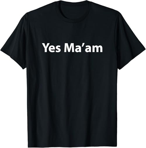 BDSM Sub Gift Yes Ma'am Role Play Kinky T-Shirt