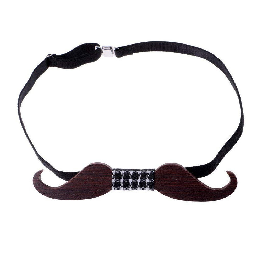 Man Bow Tie Wooden Tie Trend Accessory Suit  for Wedding - # 6,  size P7Q2