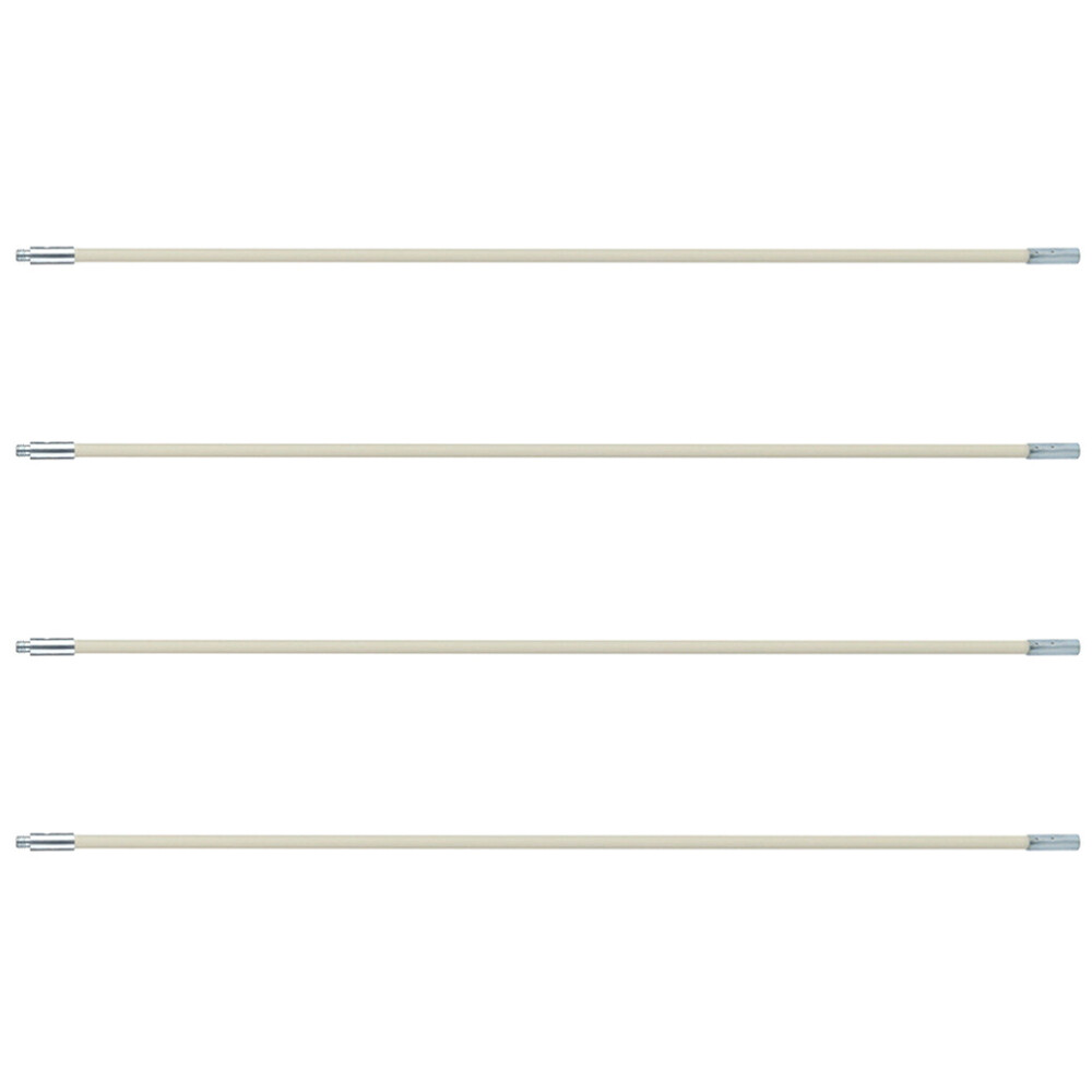 4pcs Flexible Air Duct Cleaning Brush Rods - Professional Replaceable Set
