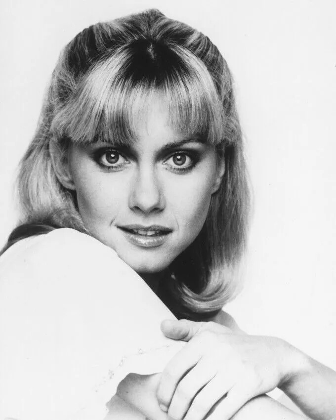 Grease Olivia Newton-John Black & White 4x6 Celebrity Portrait Print