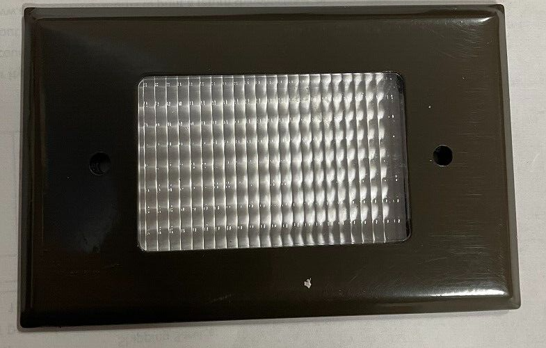 CX-866-BZ Aluminum Lensed Faceplate with Clear Acrylic Lens,  BRONZE, For CL-350