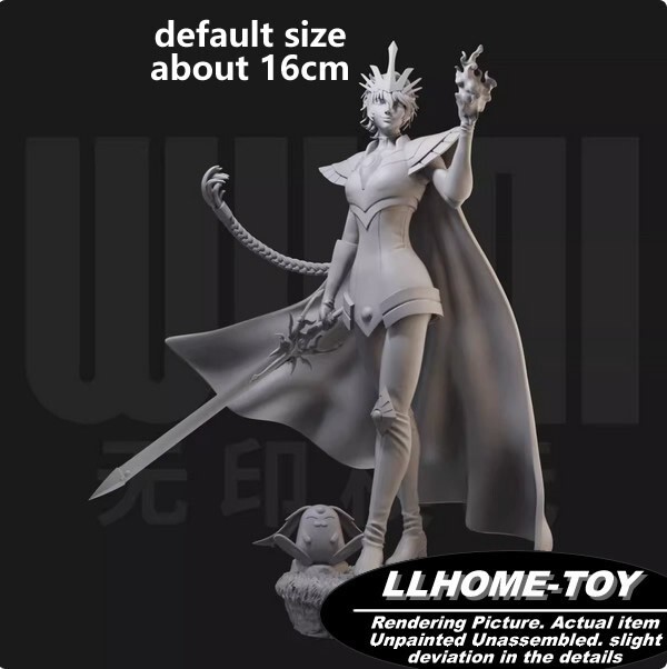 Anime Shidou Hikaru Sword 3D Resin GK Figure DIY Unpainted Model