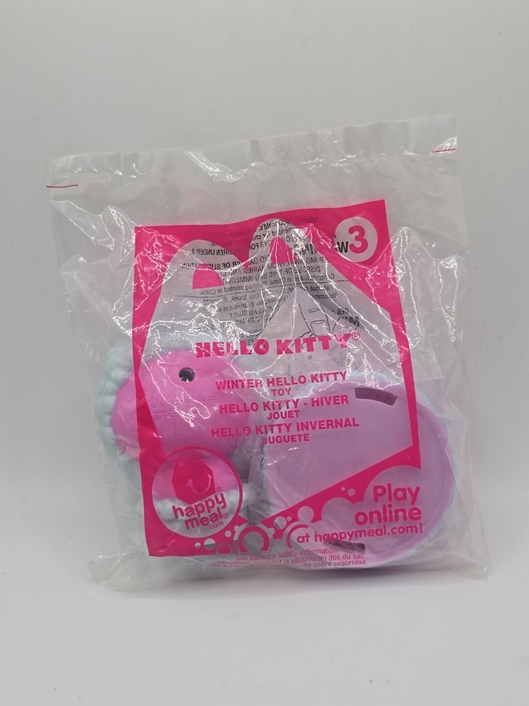 New Unopened 2011 Winter Hello Kitty McDonald's Happy Meal Toy 3rd in series BCR