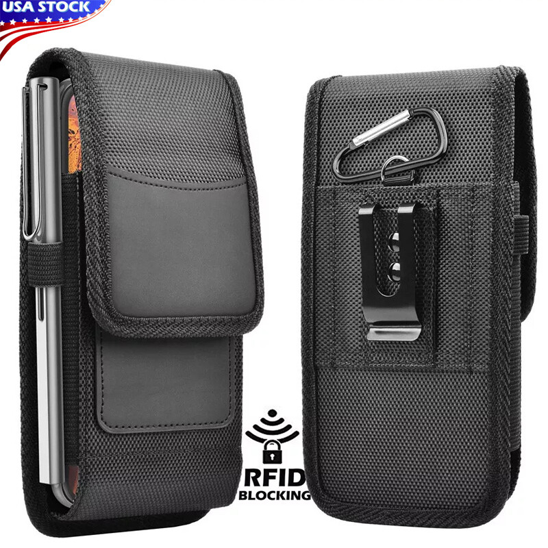 For Samsung Galaxy S24 FE S23 FE S21 FE S20FE Case Nylon Belt Clip Holster Pouch
