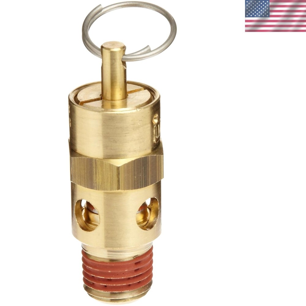 ASME Rated Brass Safety Valve, 200 psi & 1/4