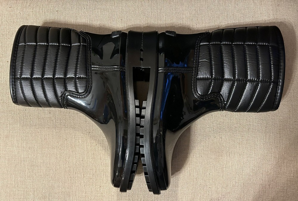 Women's NAUTICA AALILAH Black Lined Cold-Weather Rain Boots Size 10-image