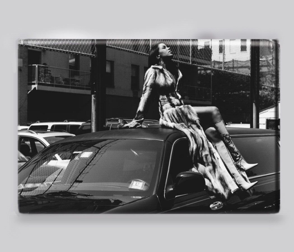 AALIYAH 2x3 Retro R&B MTV 90s 00s Fashion Poster Magnet-image